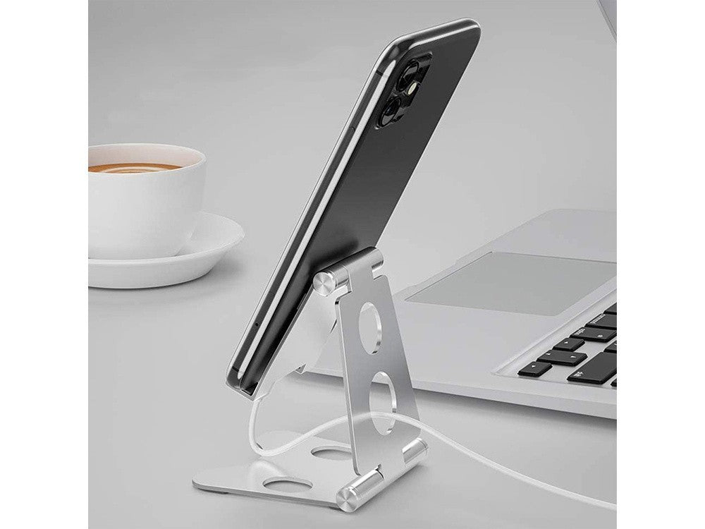 Handyhalter Tablet Halter Metall Ständer rutschfest klappbar