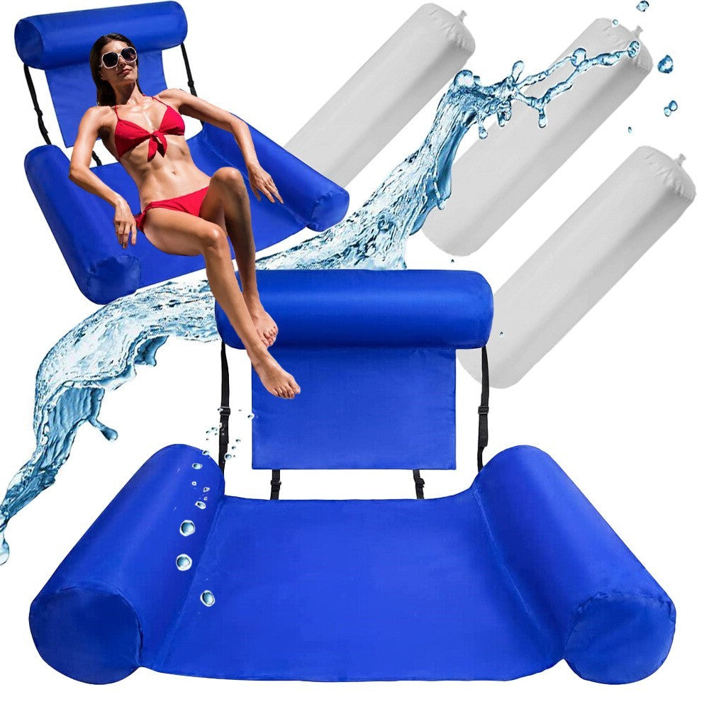 Aufblasbarer Wasserstuhl Pool Liege Schwimmstuhl Luftmatratze