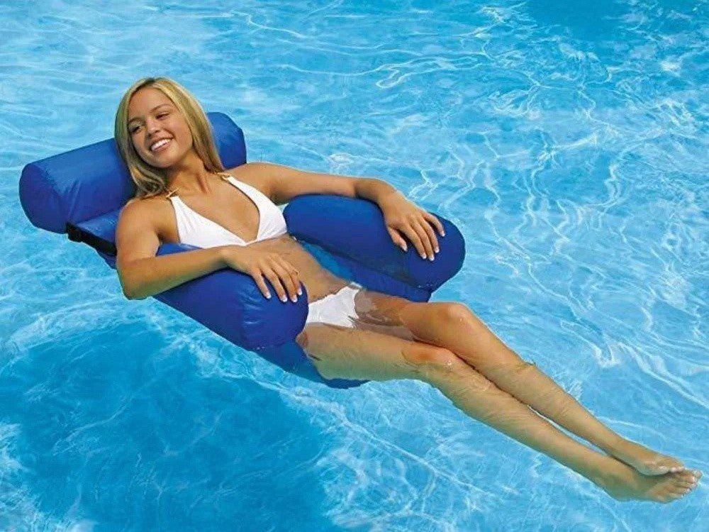 Aufblasbarer Wasserstuhl Pool Liege Schwimmstuhl Luftmatratze