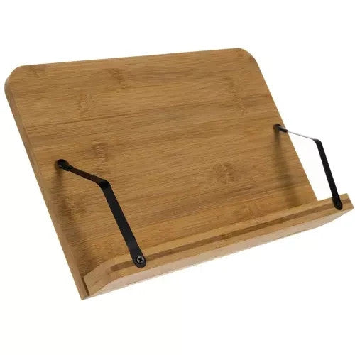 Buchständer Bambus verstellbar Tablet Laptop Halter klappbar