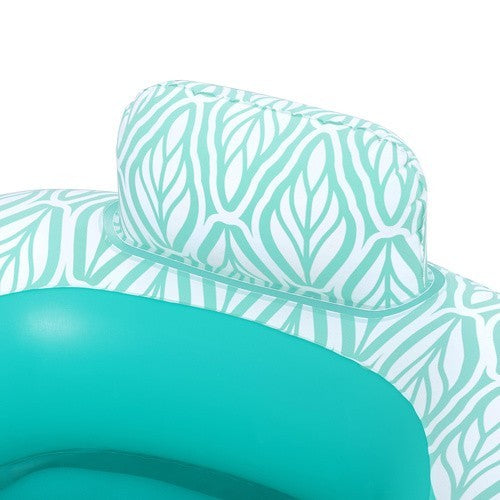 Poolsessel Luftmatratze 145x120cm Wasserliege mit Getränkehalter