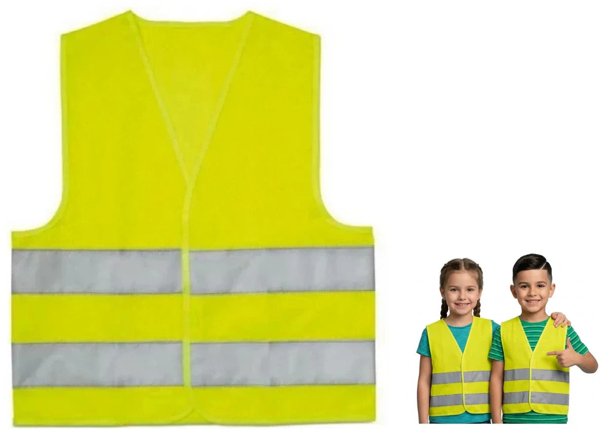 Reflektierende Warnweste Unisex – Sicherheitsweste für Auto, Fahrrad & Arbeit
