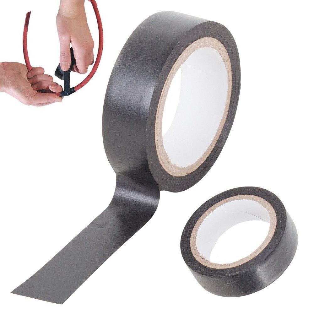 PVC Isolierband schwarz wasserdicht 17mm 9m Elektroband