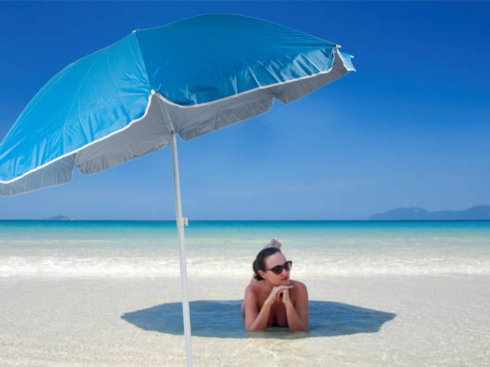 XXL Balkon Sonnenschirm 170 cm mit UV-Schutz – Faltbarer Parasol für Balkon, Garten, Terrasse und Strand
