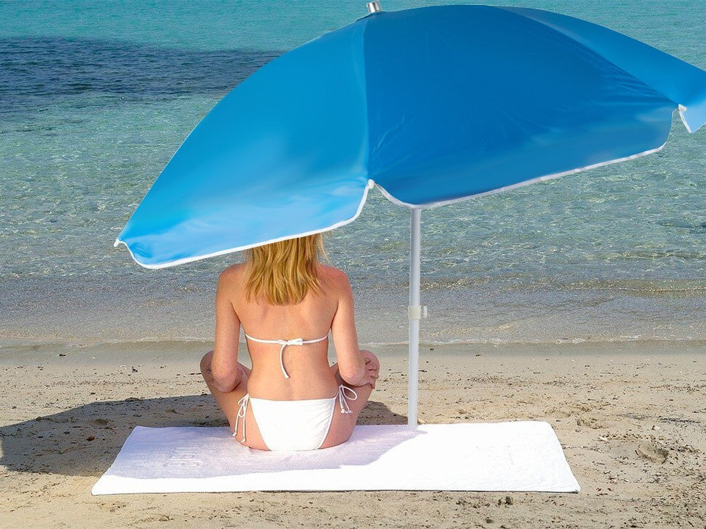 XXL Balkon Sonnenschirm 170 cm mit UV-Schutz – Faltbarer Parasol für Balkon, Garten, Terrasse und Strand