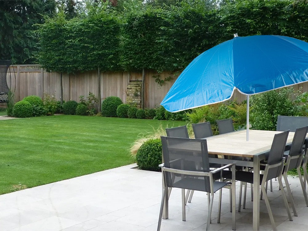 XXL Balkon Sonnenschirm 170 cm mit UV-Schutz – Faltbarer Parasol für Balkon, Garten, Terrasse und Strand