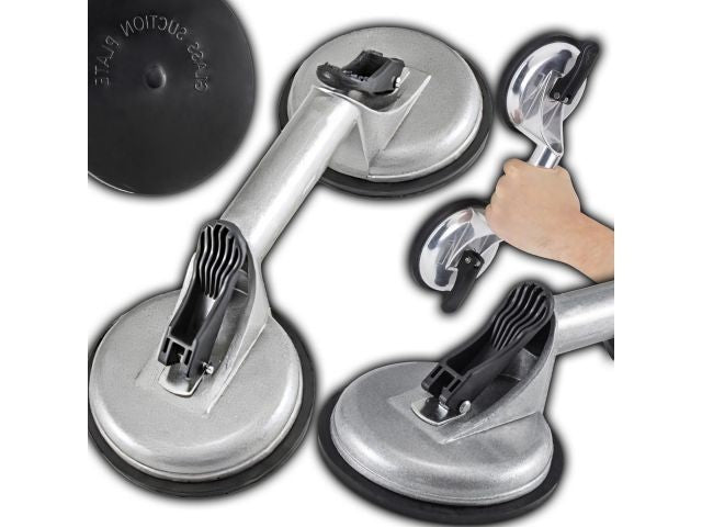 Doppel Saugnapf Glasheber Fliesenheber Saugheber 100kg