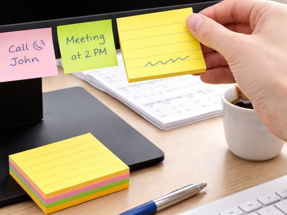 Haftnotizen liniert selbstklebend 100 Blatt Notizzettel Block   6957990902729