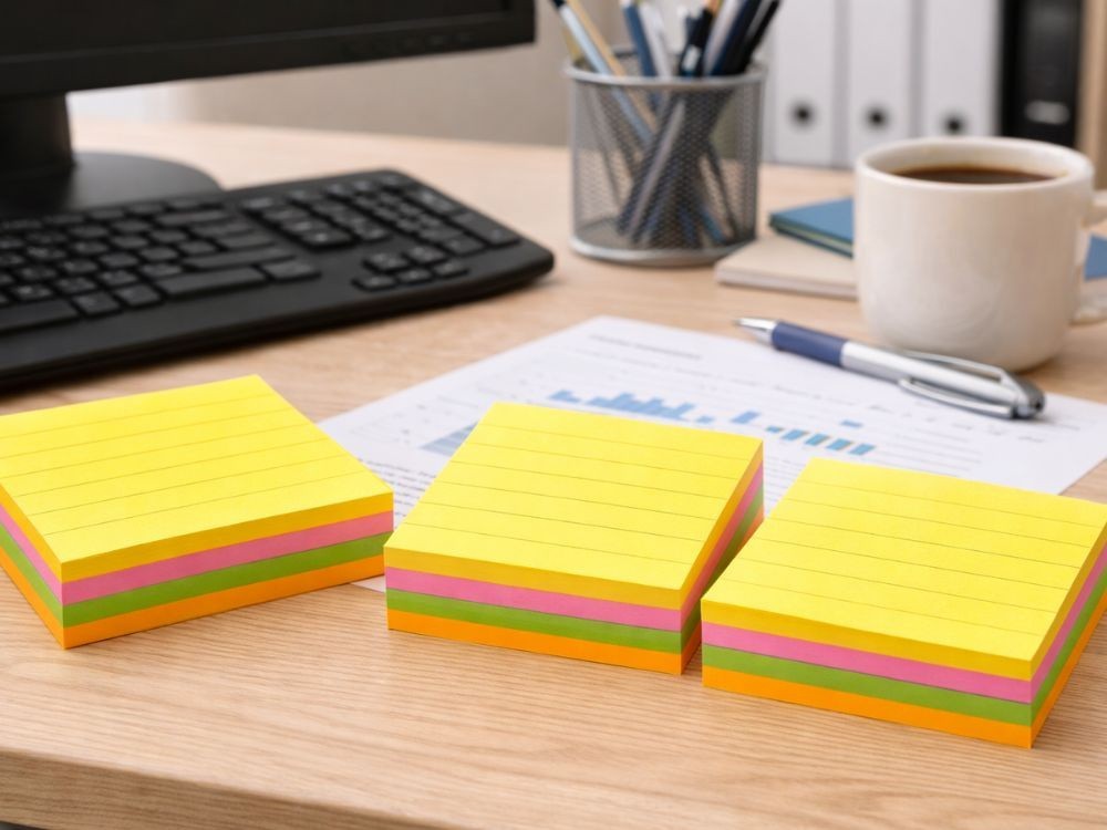 Haftnotizen liniert selbstklebend 100 Blatt Notizzettel Block   6957990902729