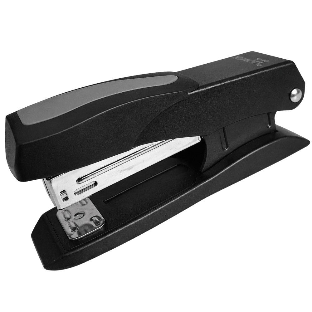 Ergonomischer Metall Bürohefter Schwarz Für Bis Zu 25 Blatt Stabiler Tacker Für Büro Schule und Zuhause