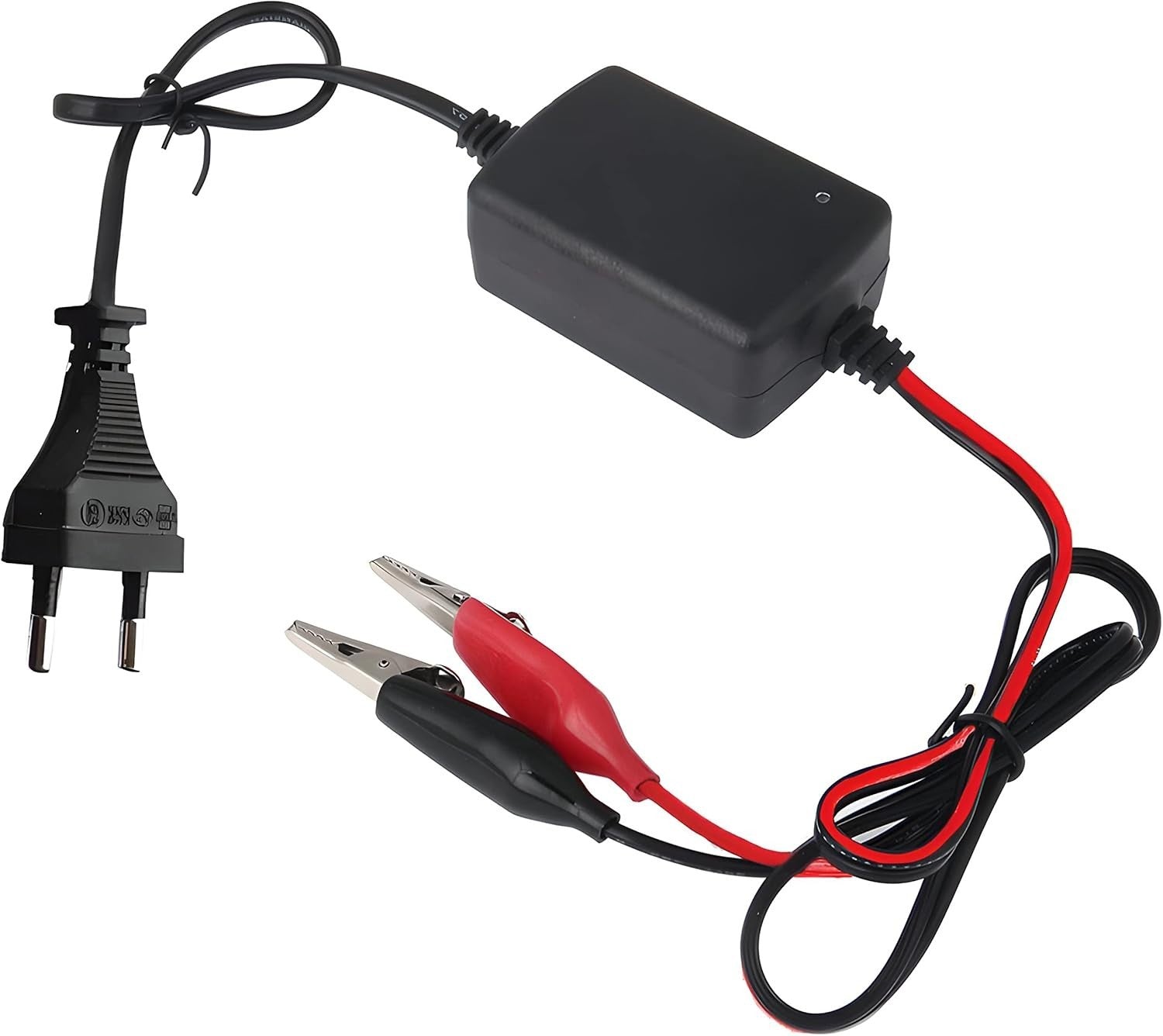 Batterieladegerät 12V 1.5A Gel Batterie KFZ Autobatterieladegerät für Oldtimer, Motorrad, Roller,