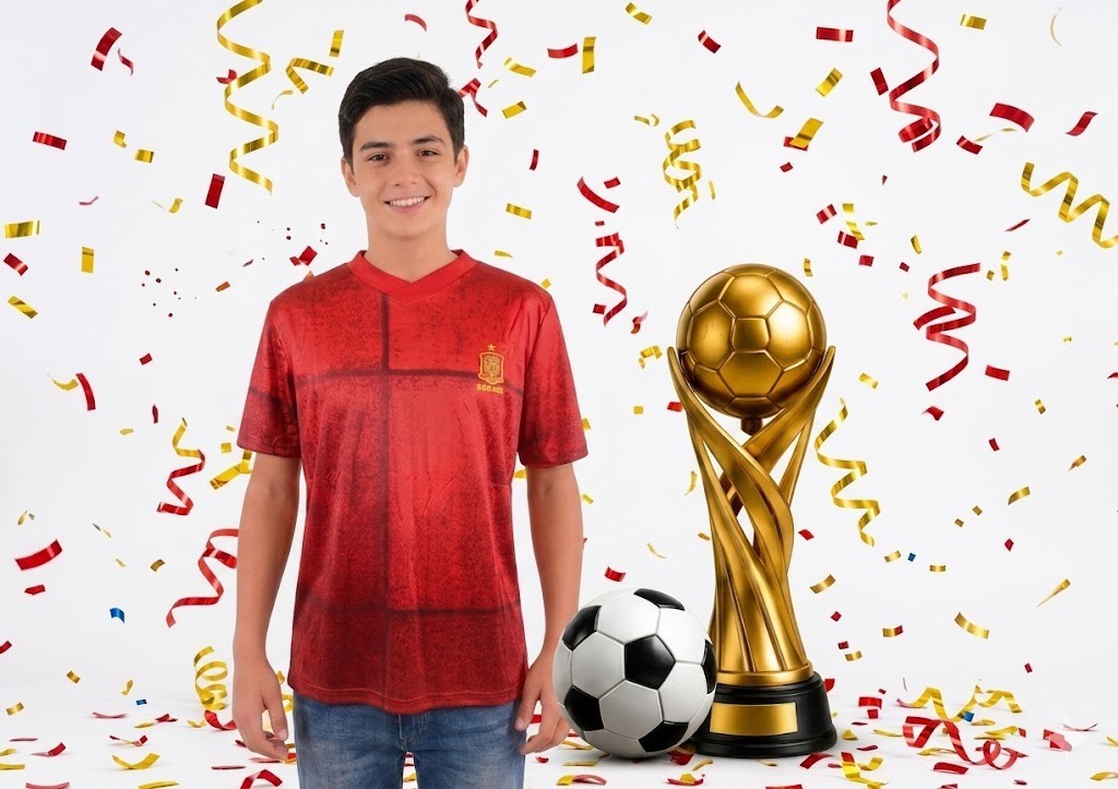 Spanien Fanartikel WM EM Shirt Schal Flagge Fanhorn Auswahl
