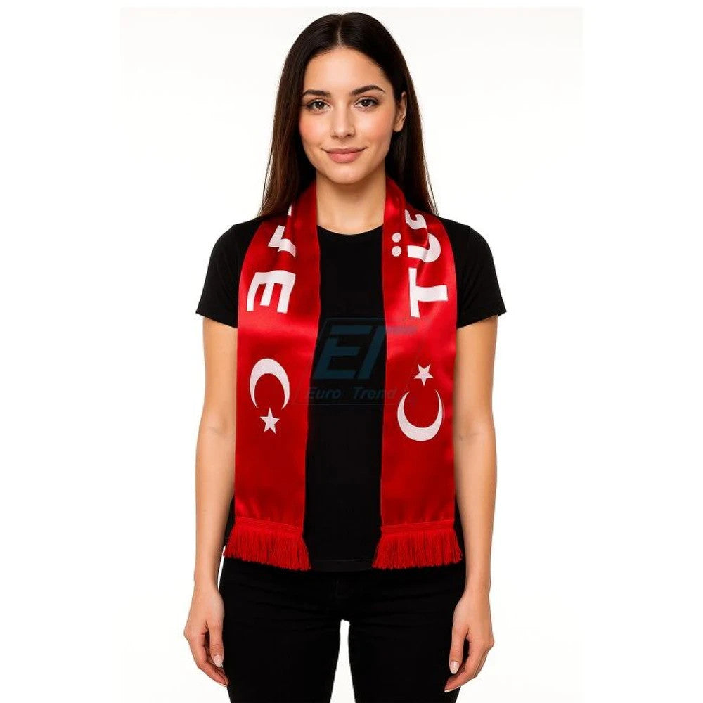 Türkei Fanschal Türkische Flagge Fußball Fanartikel Rot Weiß - Schal