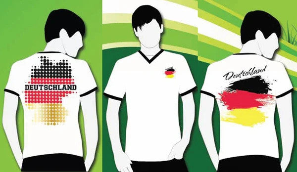 Deutschland Fußball FanShirt Jersey Herren Damen WM EM