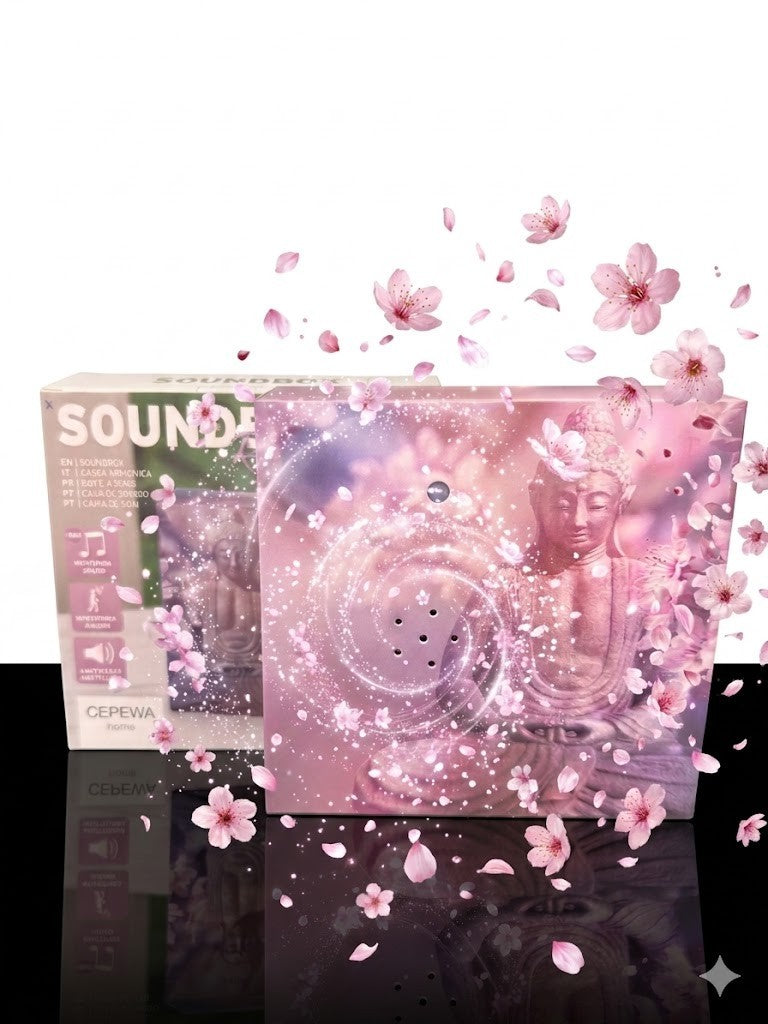 Meditations Soundbox Bewegungsmelder Entspannungsbox Naturgeräusche 12cm