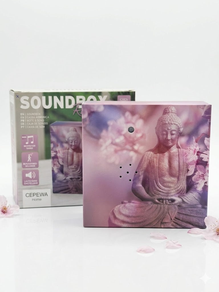 Meditations Soundbox Bewegungsmelder Entspannungsbox Naturgeräusche 12cm