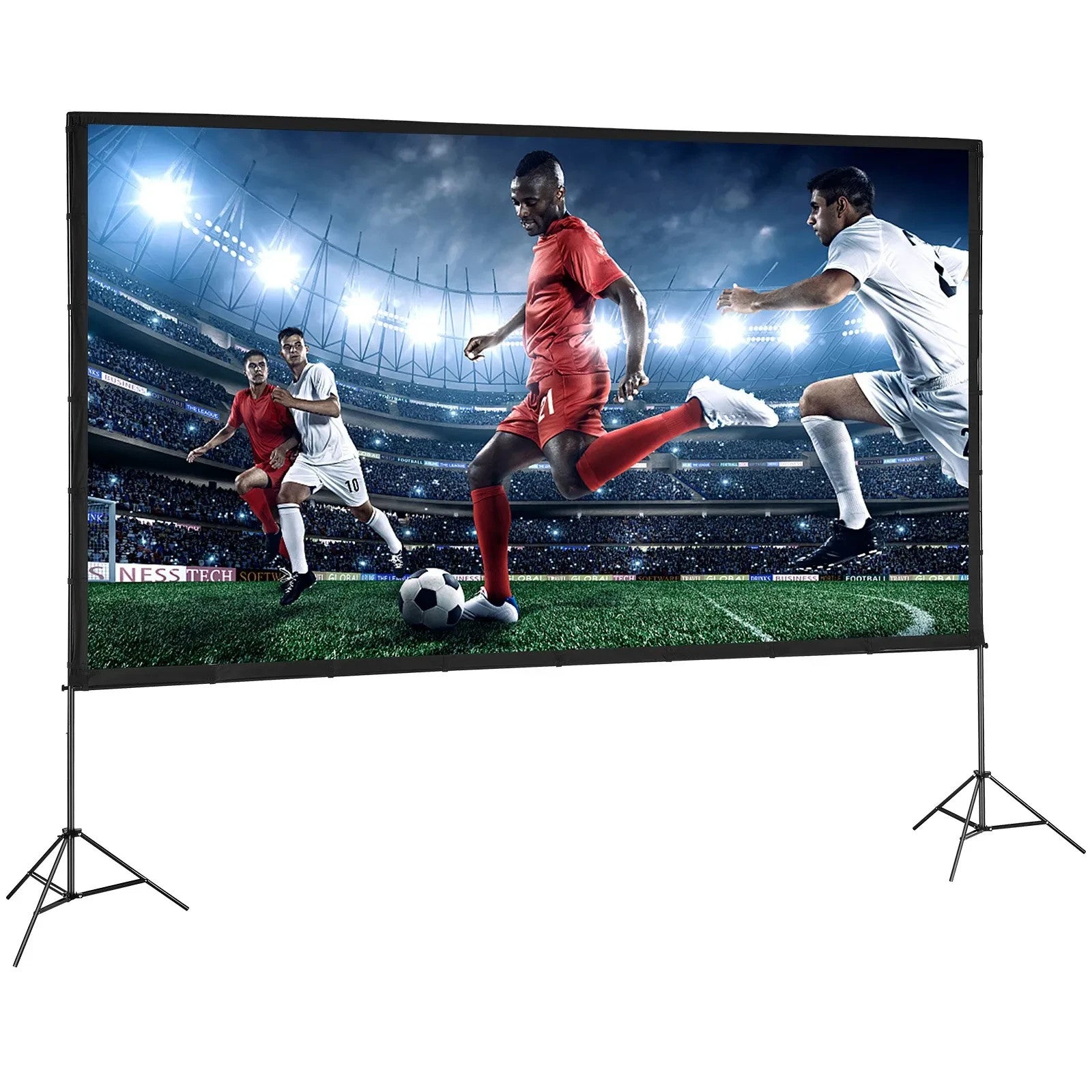Beamer Leinwand mit Stativ 70 80 100 120 150 Zoll 4K HD 16:9 Auswahl