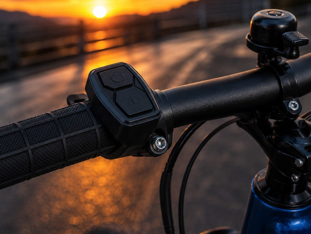 LED Fahrradlampe USB-C Akku Frontlicht mit Lichtsensor – 5 Lichtmodi