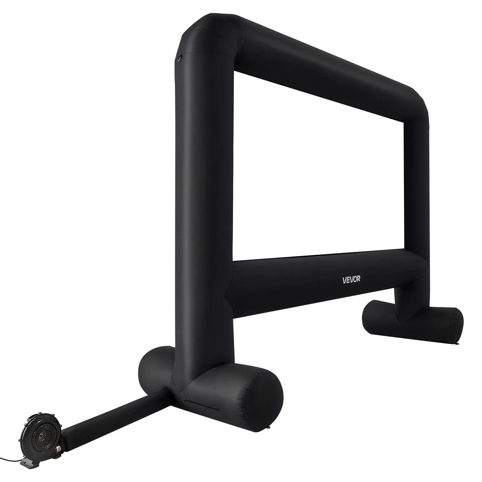 Aufblasbare Beamer Leinwand 16:9 mit Gebläse – Outdoor Projektionsleinwand für Heimkino, Gartenkino, Camping und Veranstaltungen