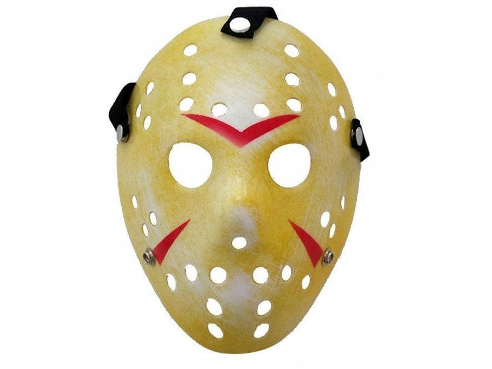 Horror Hockey Maske für Erwachsene – Halloween Kostüm, Cosplay Maske und Verkleidungszubehör
