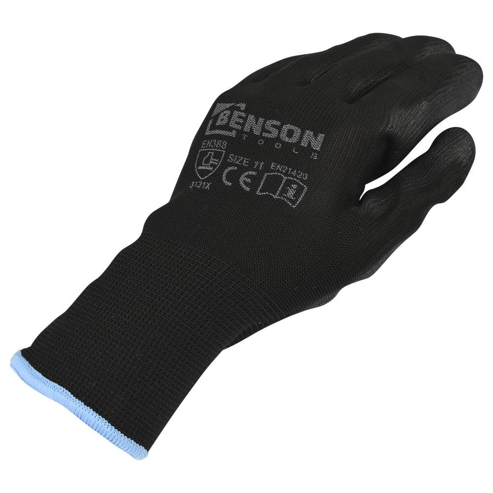 pu beschichtung handschuhe Benson Arbeitshandschuhe PU Beschichtung Größe 11 Montagehandschuhe Sc