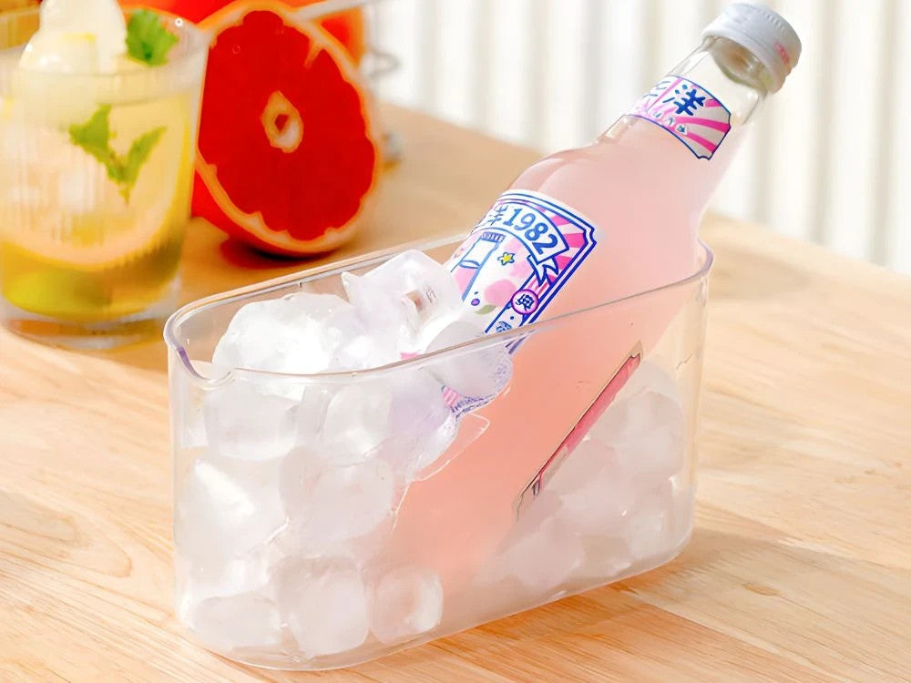 Eiswürfelform Silikon mit Deckel Eiswürfelbehälter 12 Würfel 700ml