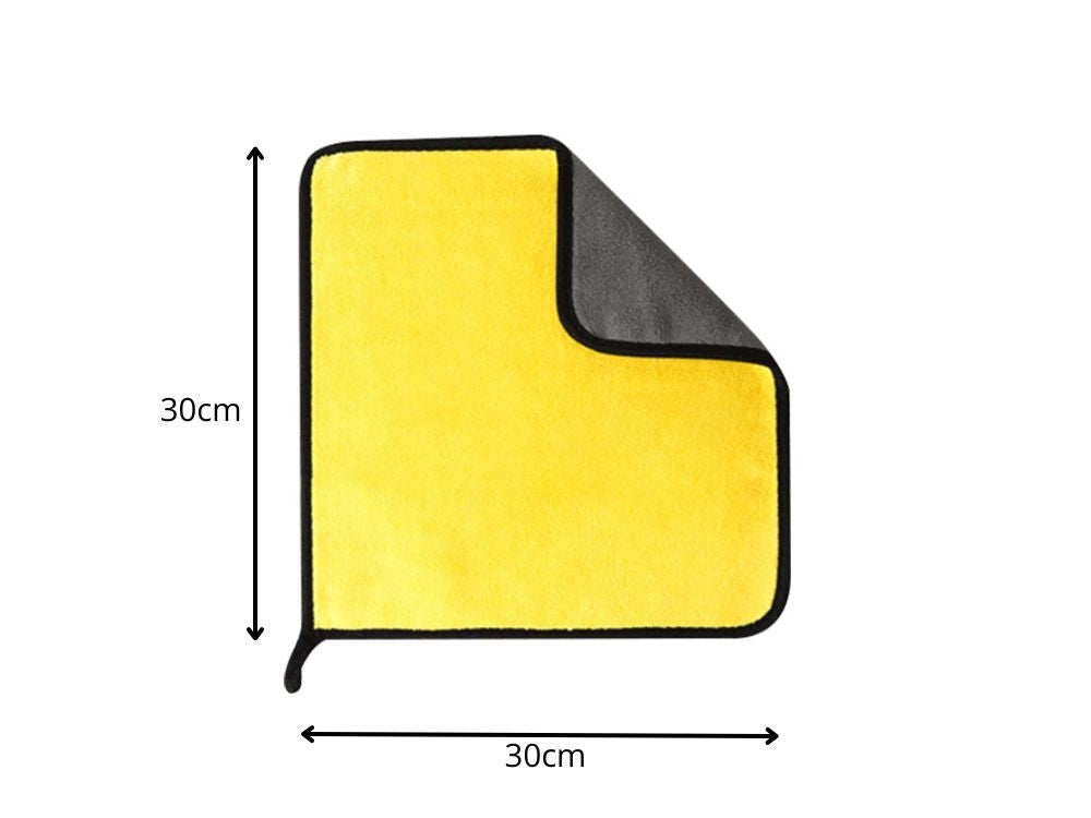 Mikrofasertücher 4er Set 30x30cm Auto Poliertuch Reinigungstücher