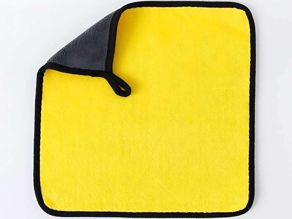Mikrofasertücher 4er Set 30x30cm Auto Poliertuch Reinigungstücher