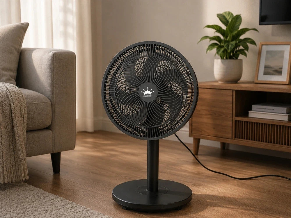 Standventilator 75W Ventilator Höhenverstellbar Oszillation 7 Flügel 115cm