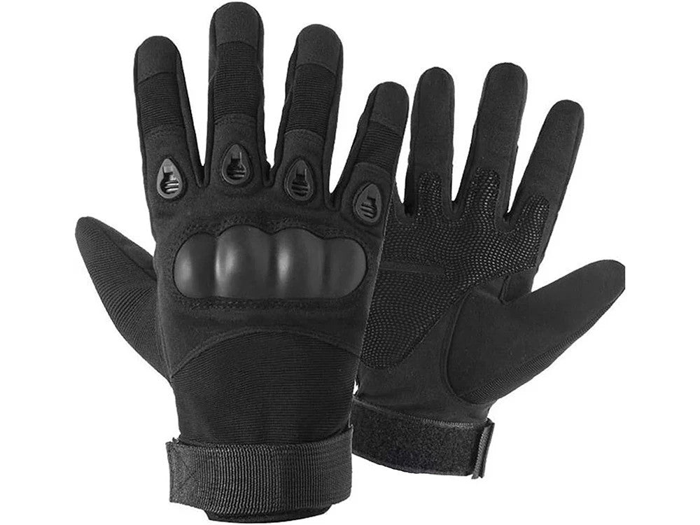 Taktische Handschuhe XL Militärhandschuhe Knöchelschutz Outdoor Schwarz