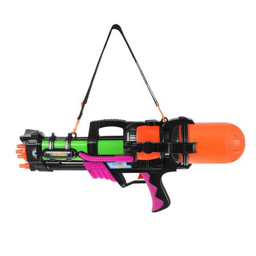 XXL Wasserpistole 60cm 1,25L Wassergewehr 6m Reichweite Sommerspielzeug