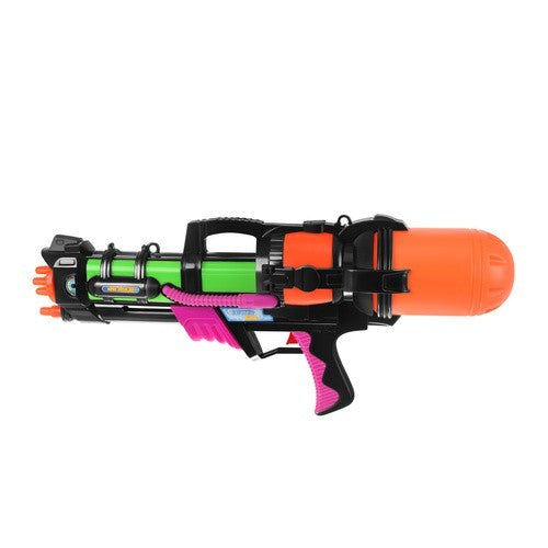 XXL Wasserpistole 60cm 1,25L Wassergewehr 6m Reichweite Sommerspielzeug