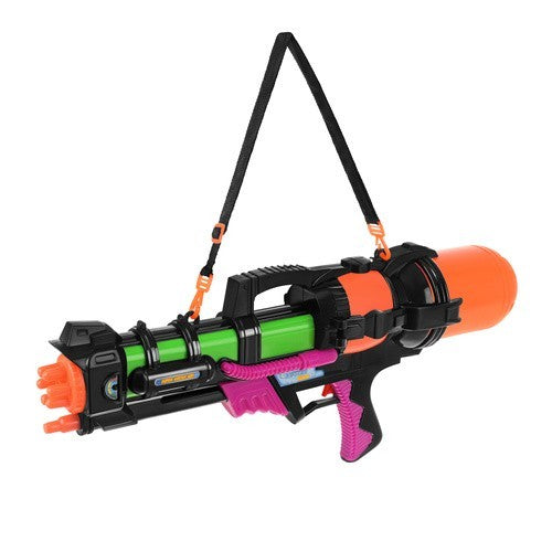 XXL Wasserpistole 60cm 1,25L Wassergewehr 6m Reichweite Sommerspielzeug