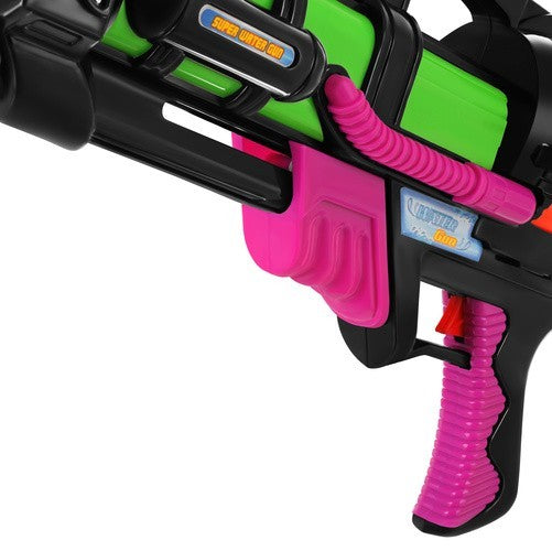 XXL Wasserpistole 60cm 1,25L Wassergewehr 6m Reichweite Sommerspielzeug