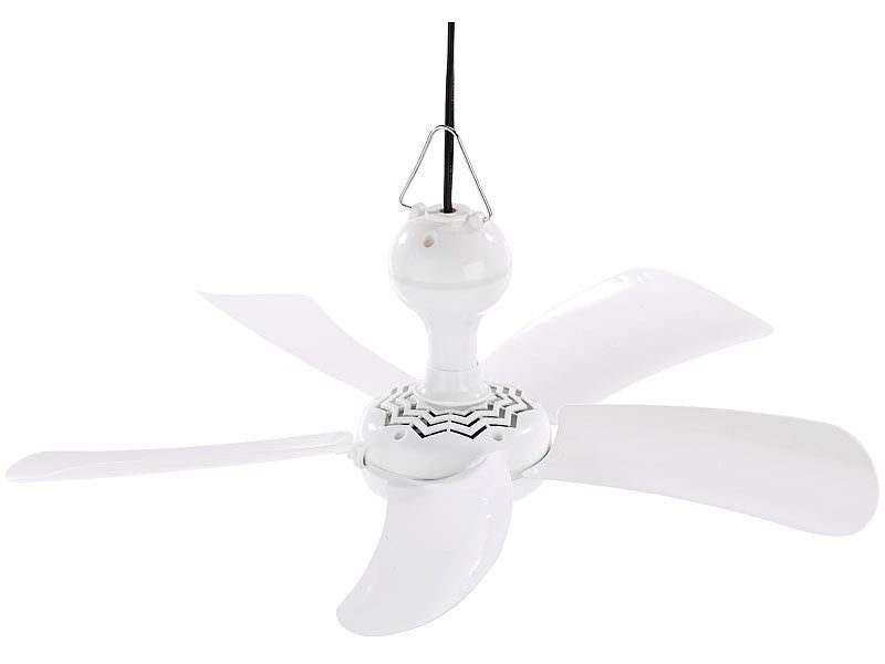 Sichler Deckenventilator Camping Ventilator 41cm Leise 230V zum Hängen