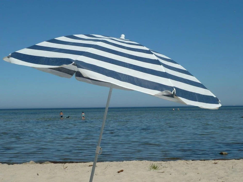 Sonnenschirm Ø160cm Gartenschirm Balkonschirm Strandschirm UV-Schutz Outdoor