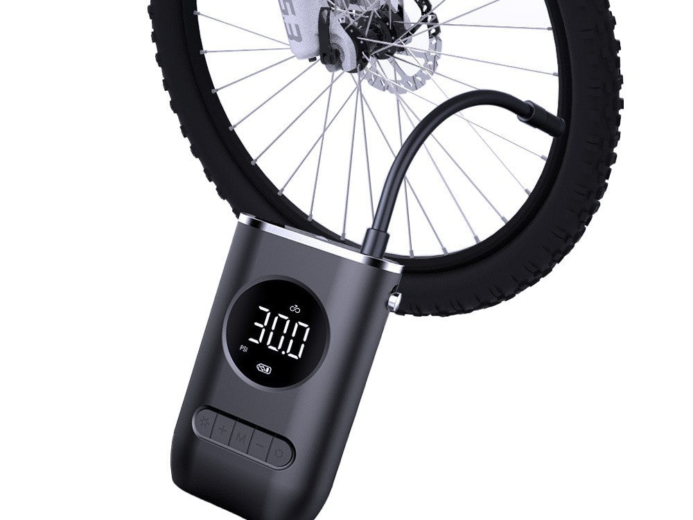 Akku Luftkompressor 10 Bar Elektrische Luftpumpe LCD Auto Fahrrad USB-C