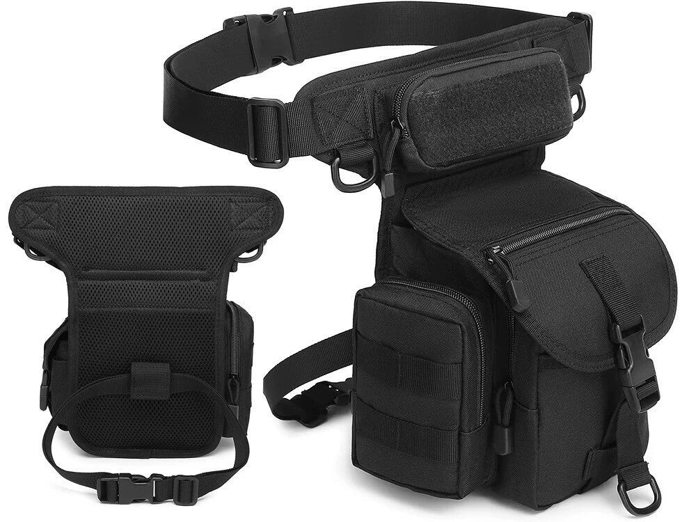 Taktische Beintasche Outdoor Motorrad Hüfttasche Molle Camping Wandern