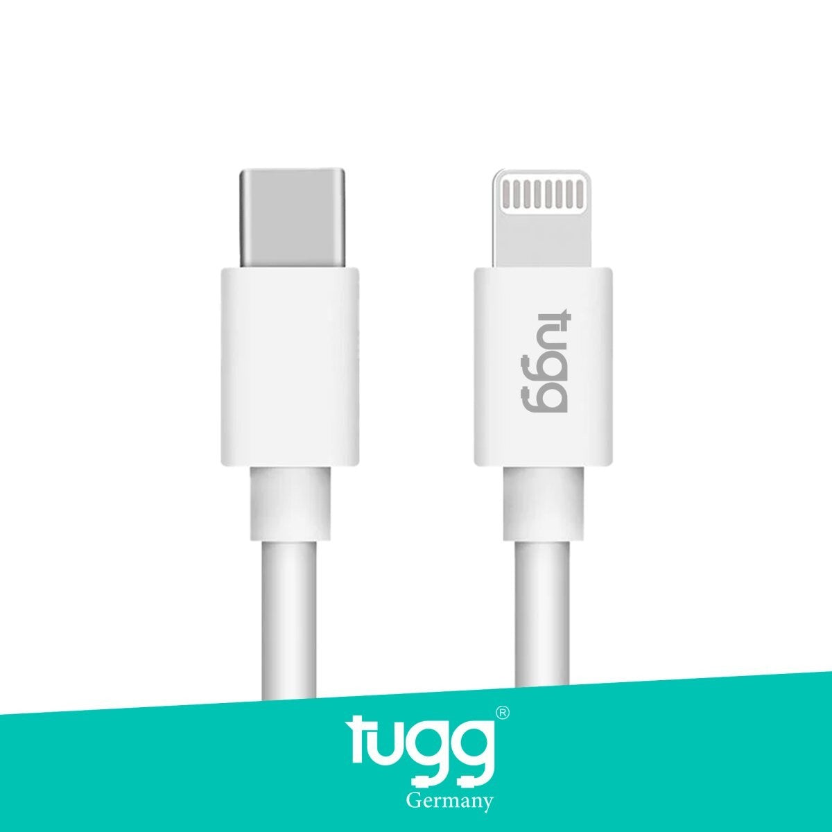 USB-C auf 8-Pin Kabel 1m Ladekabel Datenkabel 27W Weiß