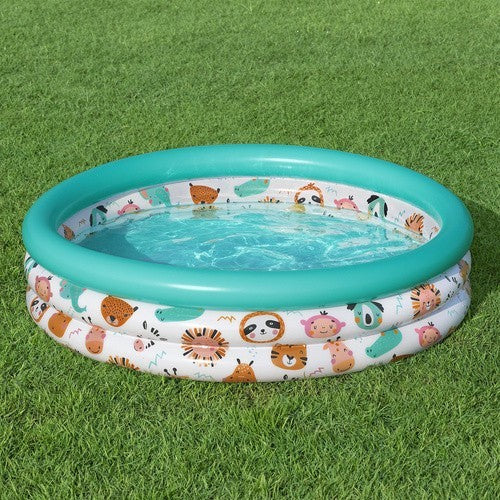 Bestway Kinderpool Planschbecken 102x25cm Aufblasbar Gartenpool Rund 101L