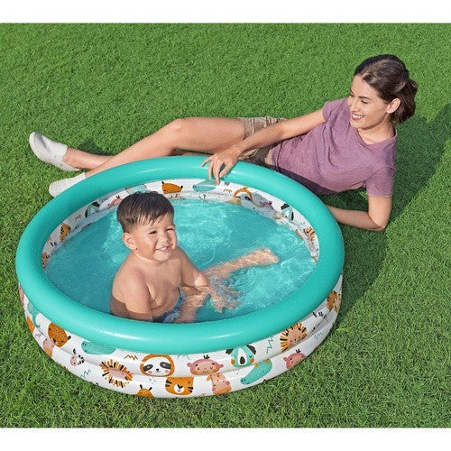 Bestway Kinderpool Planschbecken 102x25cm Aufblasbar Gartenpool Rund 101L