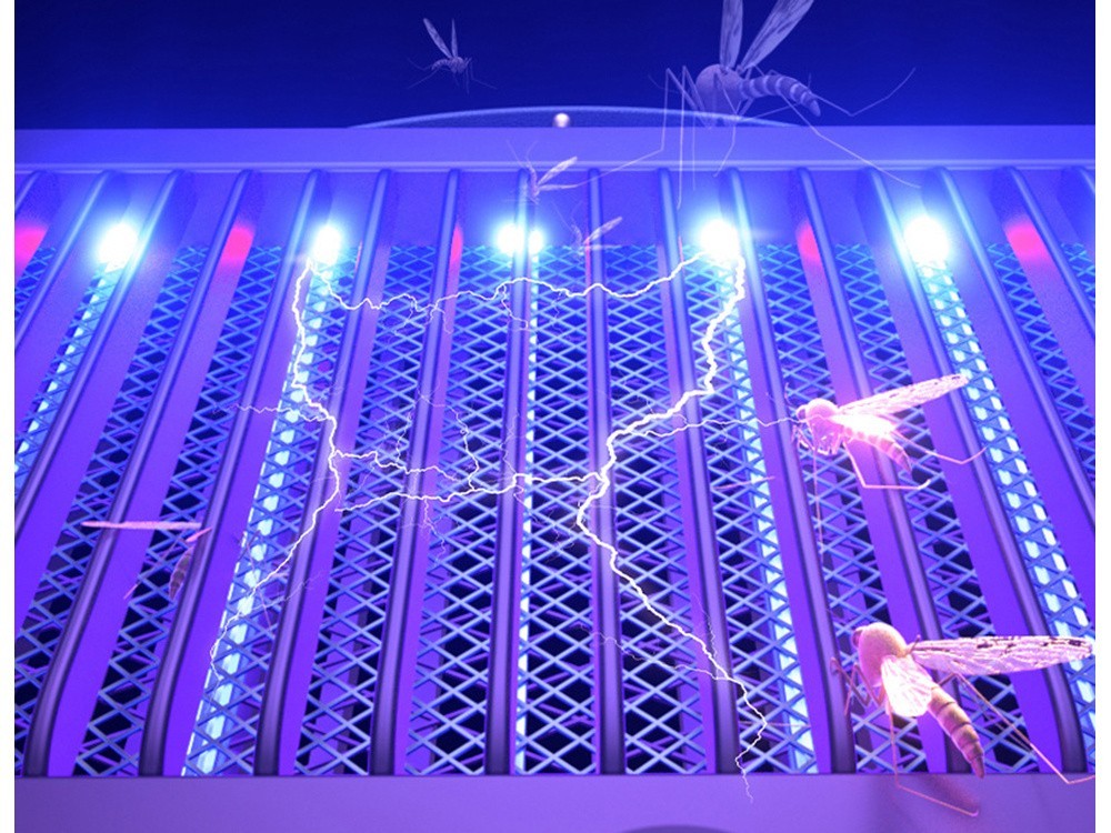 UV Insektenlampe Mückenfalle Fliegenfalle USB wiederaufladbar Insektenvernichter