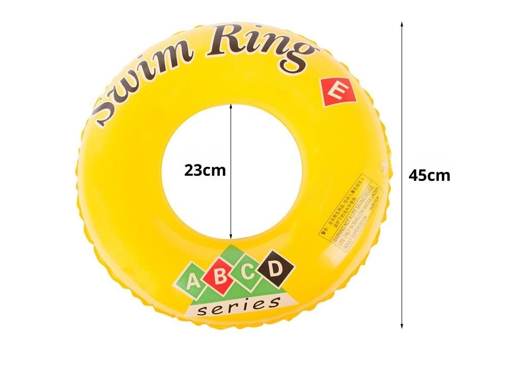 Schwimmring Kinder Aufblasbar 45cm Baby Pool Schwimmhilfe 3-6 Jahre