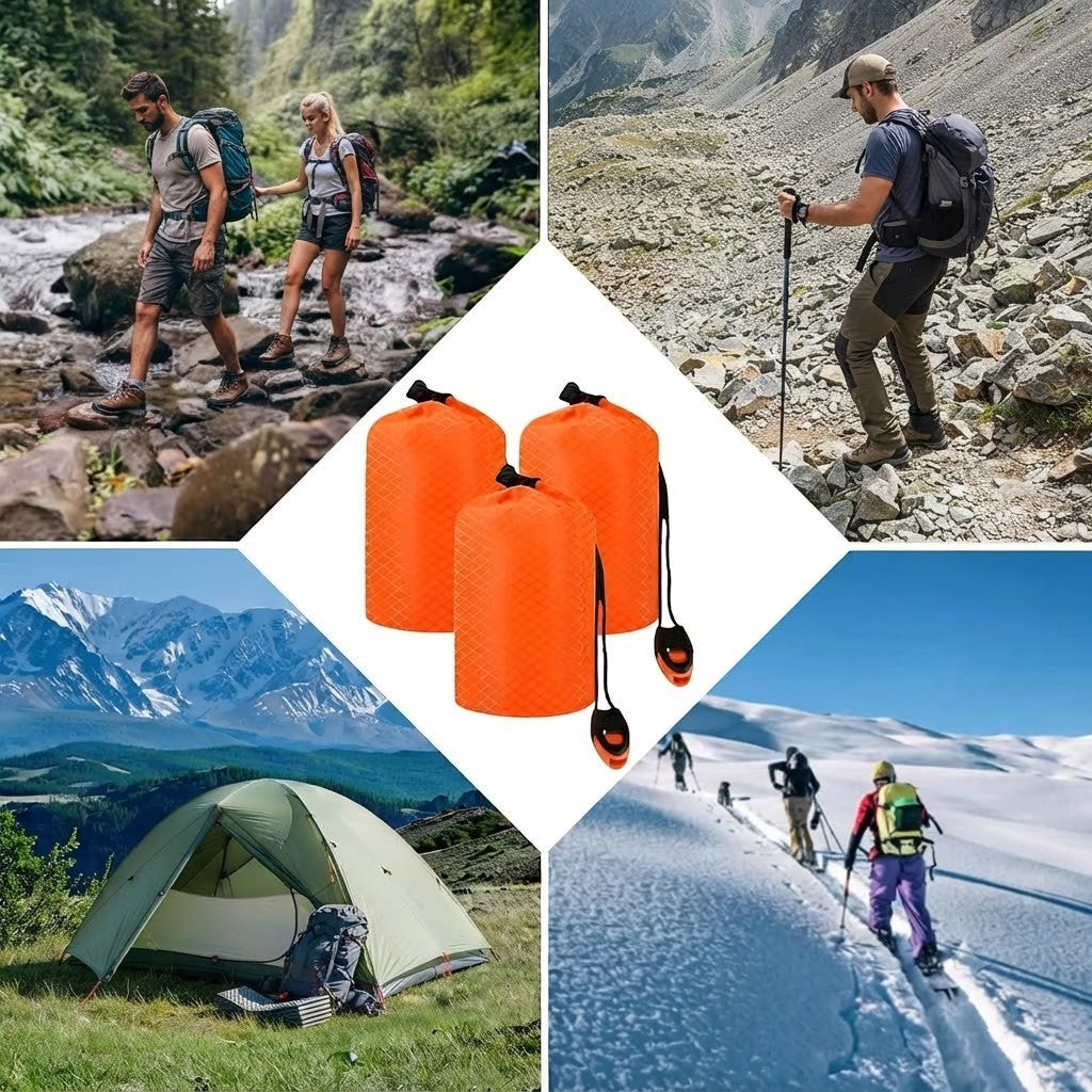 Notfall Schlafsack Biwaksack – Rettungsschlafsack wasserdicht für Outdoor & Surv