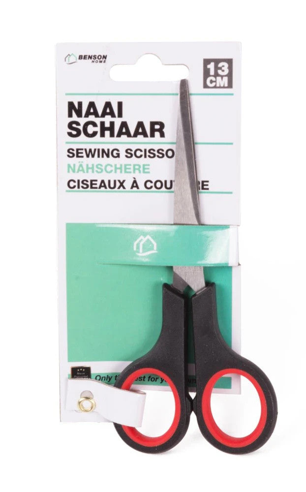 Nähschere 13cm Stoffschere Softgrip Präzisionsschere Edelstahl Bastelschere