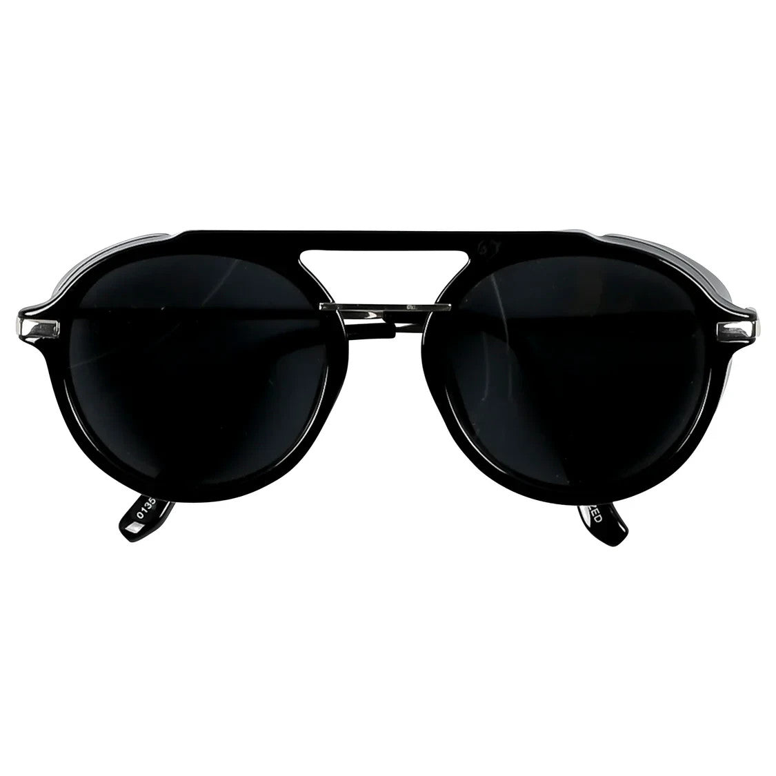 Polarisierte Sonnenbrille Herren Damen UV400 Schwarz Sportbrille Seitenschutz