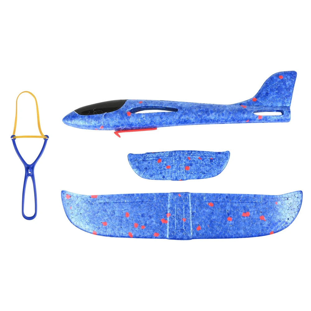 Schaumstoff Flugzeug mit Katapult Wurfgleiter Segelflugzeug Outdoor Kinder