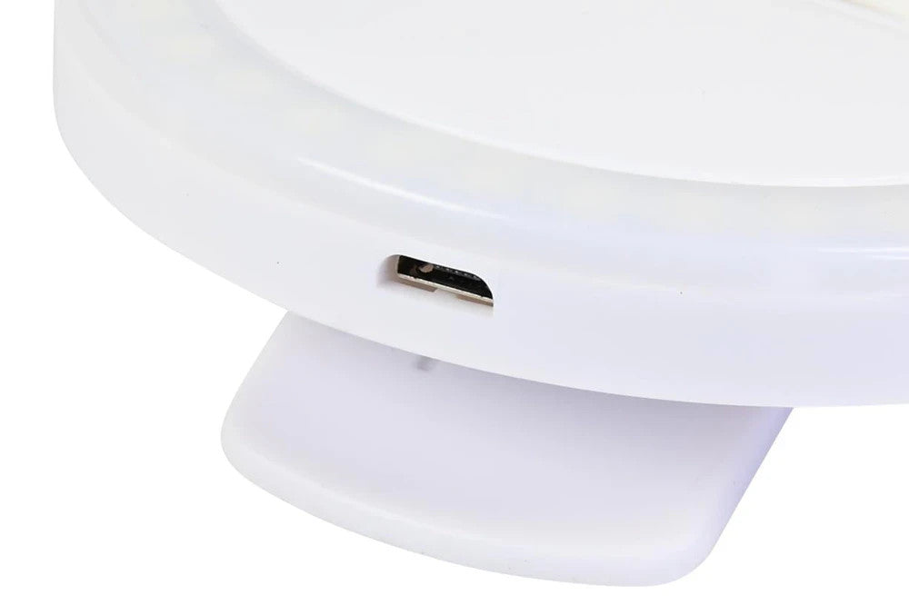 Selfie Ringlicht LED Clip Smartphone Tablet 36 LEDs USB Wiederaufladbar