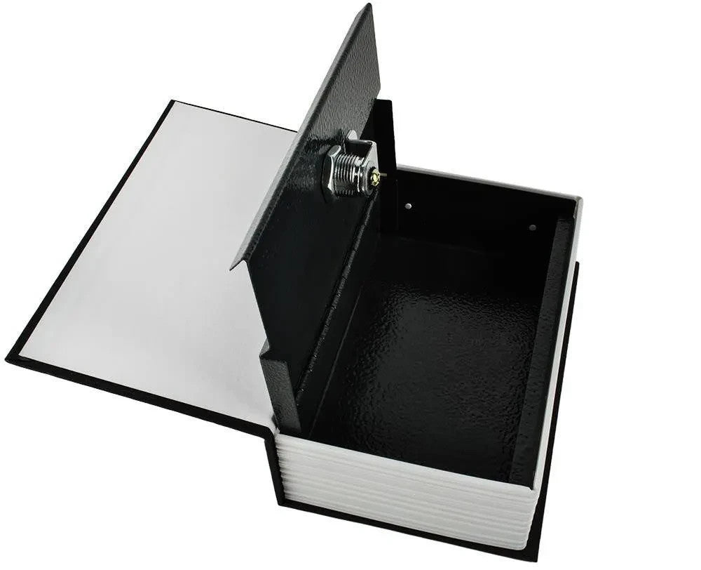 Buchtresor mit Schlüssel Buchsafe Geheimfach Geldkassette Versteck 18 cm