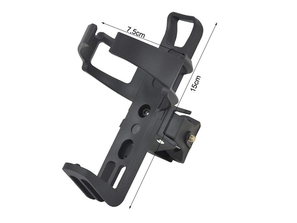 Fahrrad Flaschenhalter Getränkehalter Universal Lenker Kinderwagen Schwarz